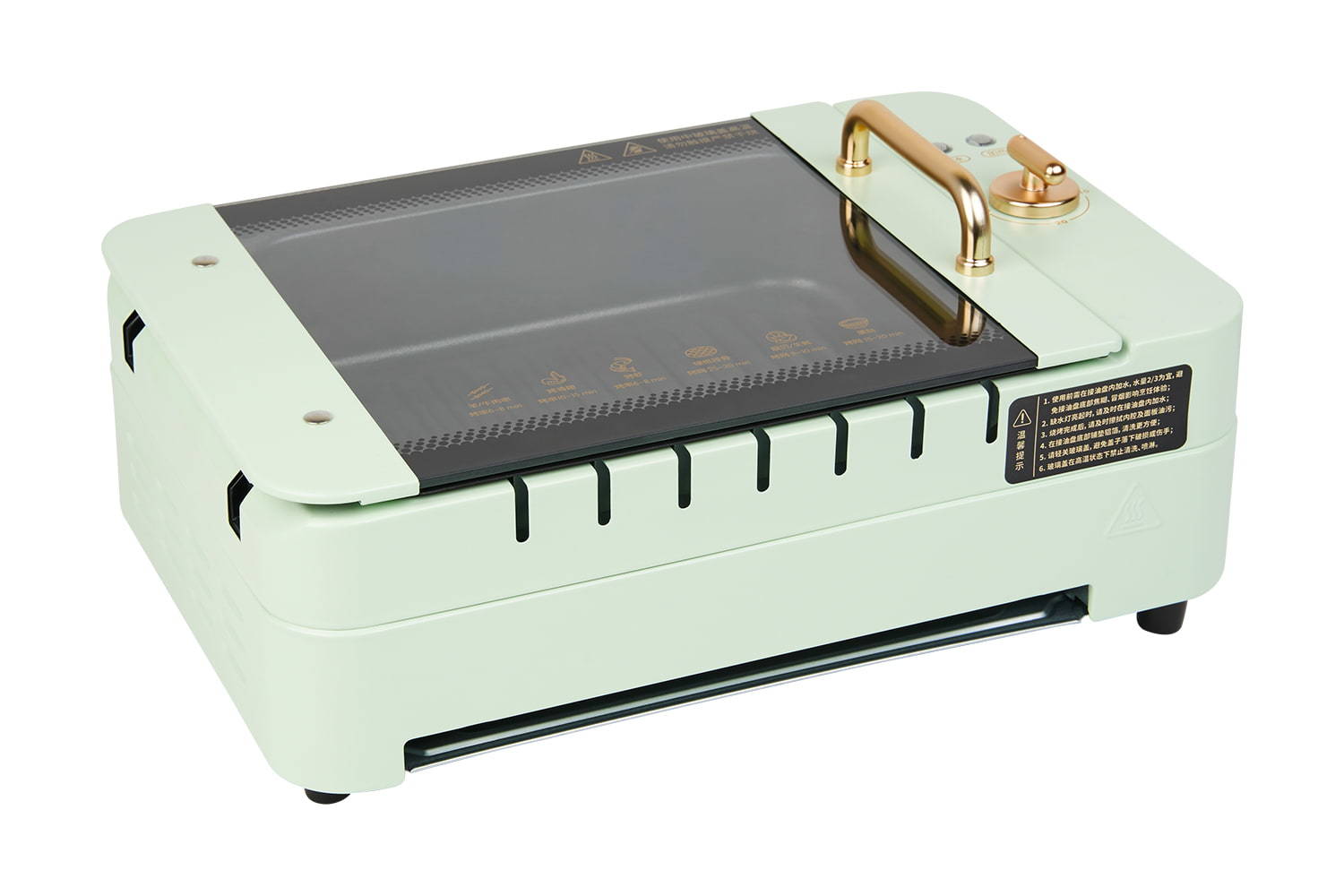 YYK-10JZ02 Kebab barbecue machine, household, multifunctional, indoor, electric oven, smokeless